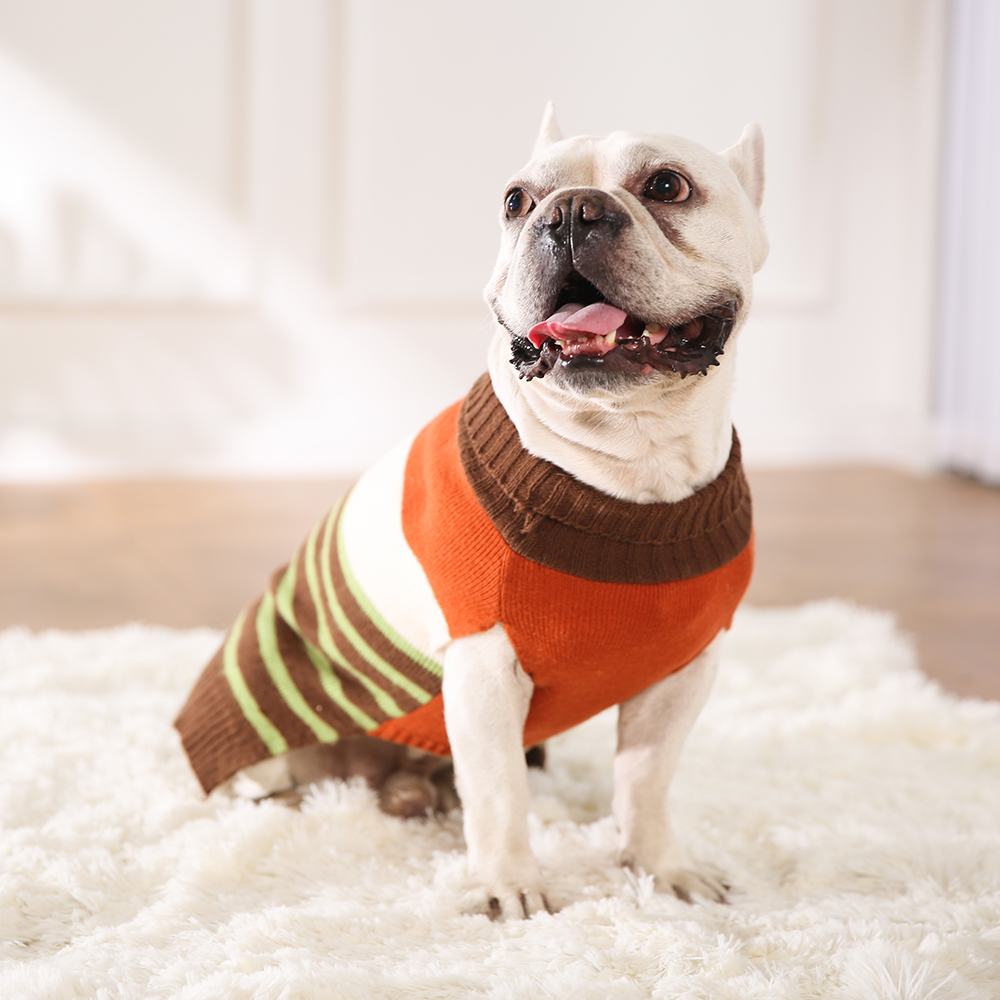 Striped Dog Sweater Fashion Dog Apparel Clothing - Image 6
