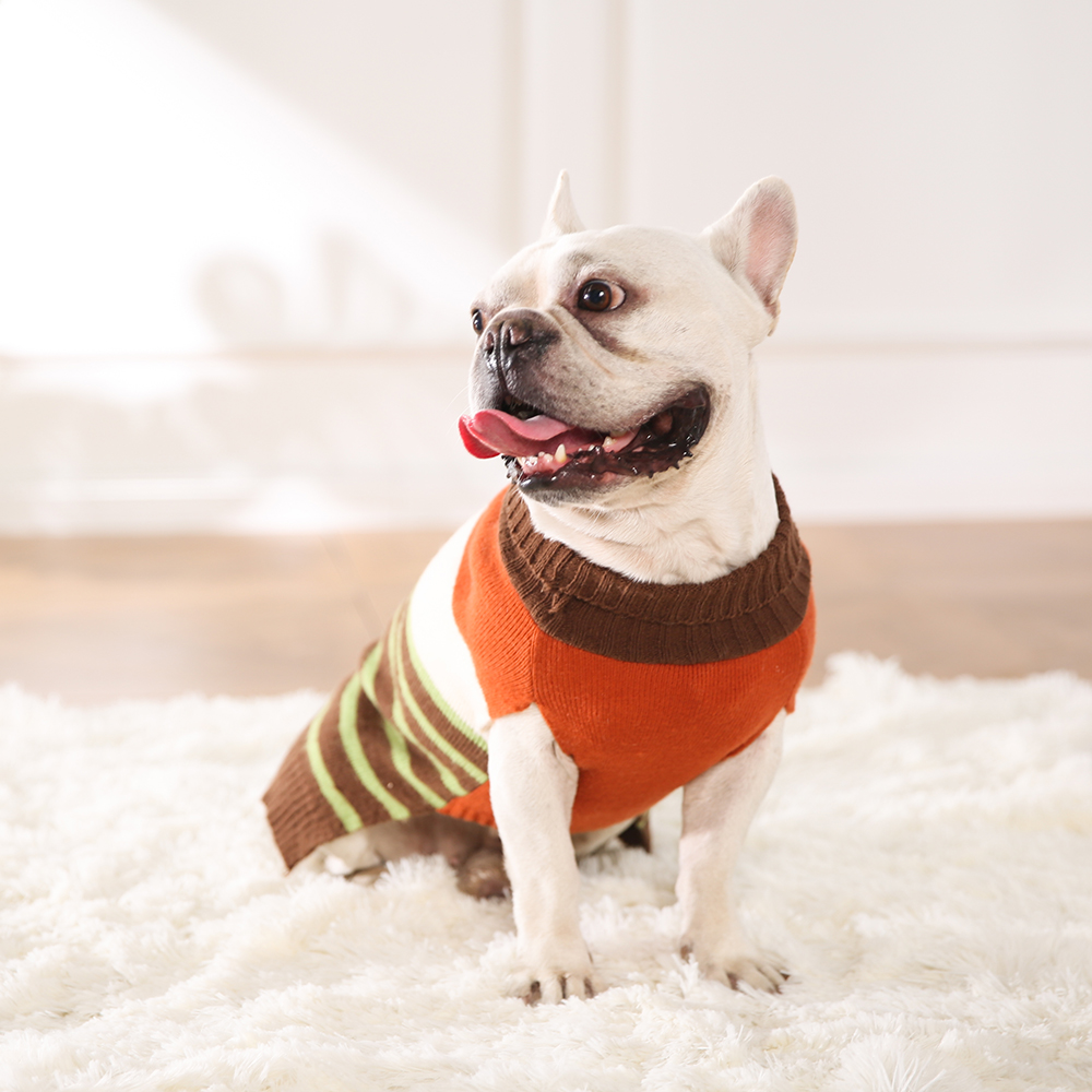 Striped Dog Sweater Fashion Dog Apparel Clothing - Image 5