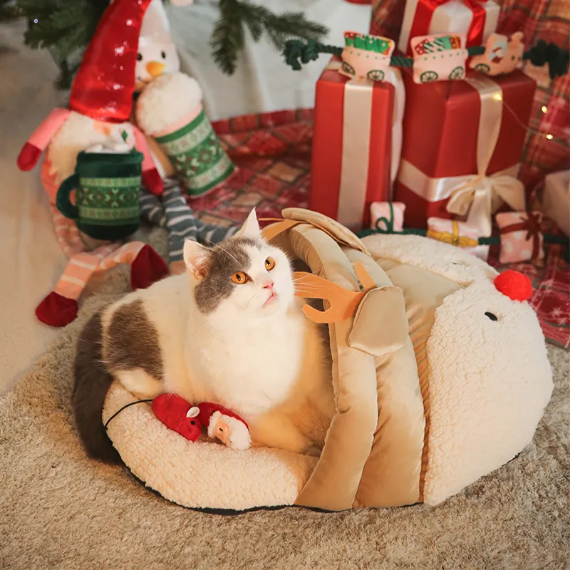 Christmas Cat Bed Best Cute Cat Beds - Image 6