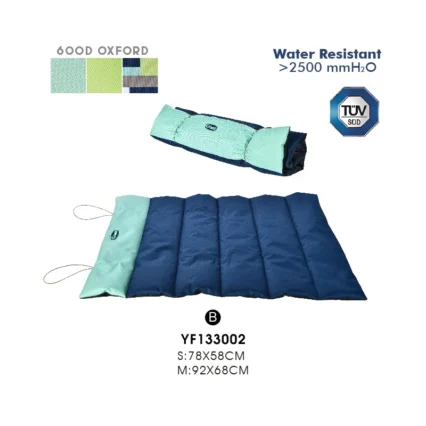 Foldable Outdoor Pet Bed Portable Travel 600D Oxford Waterproof Dog Pet Mat Bed