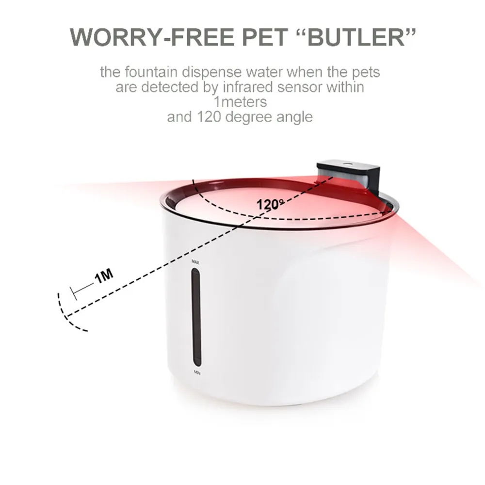 Pet Water Fountain Oxygen Cycle Electronic Dog Cat Automatic Pet Water Fountain - Image 3