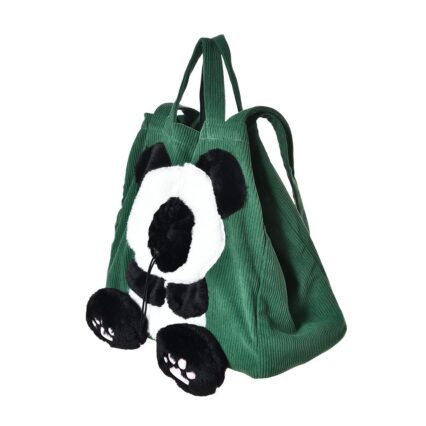 Cat Dog Carrier Bag Shoulder Bag Handbag Cute Panda Shape Pet Travel Bags