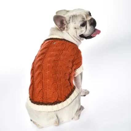 Cable Knit Dog Sweater Wholesale Big Dog Clothes