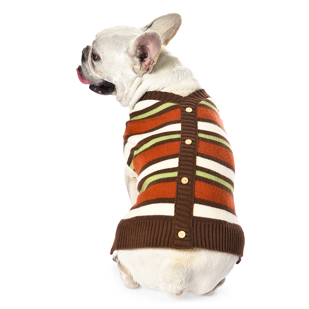 Dog Striped Sweater Wholesale Puppy Dog Clothes