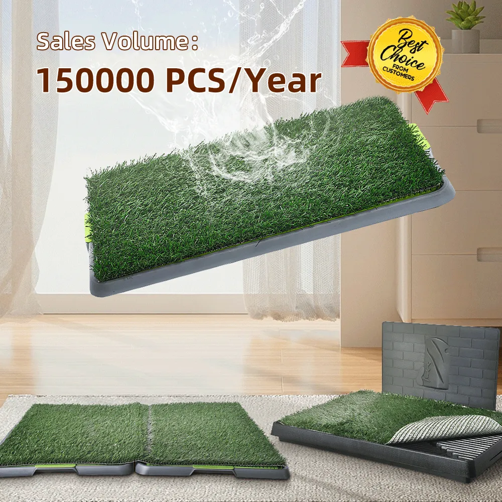 Dog Training Potty Pads Urine Pet Dog Grass Potty Mat