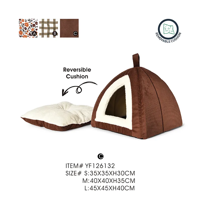 Cat Cave Cat Bed Luxury Cozy Cave Pet Bed - Image 3