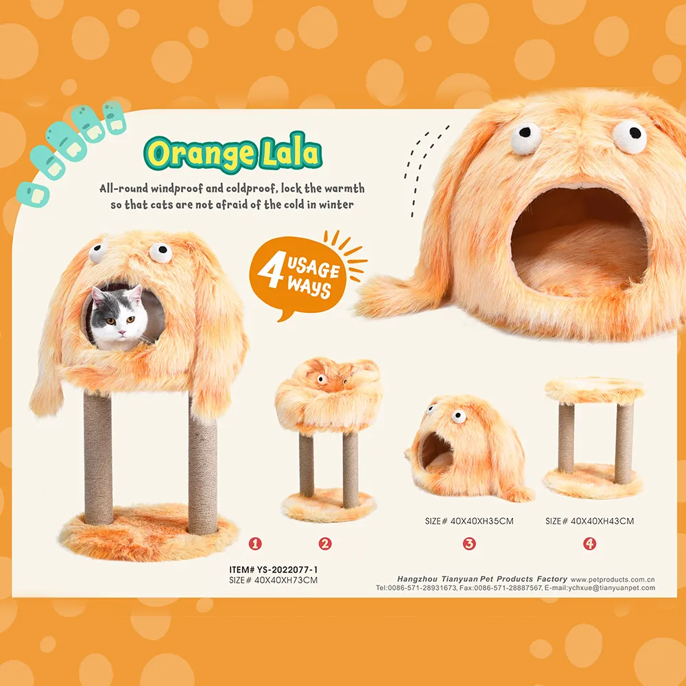 Monster Cat Tree Kitten Deformable Detachable Funny Design Cute Cat Trees - Image 4