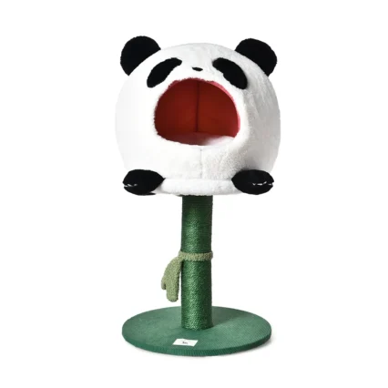 Panda Cat Tree Post Kitten Cave Condo Cute Cat Scratcher Tower