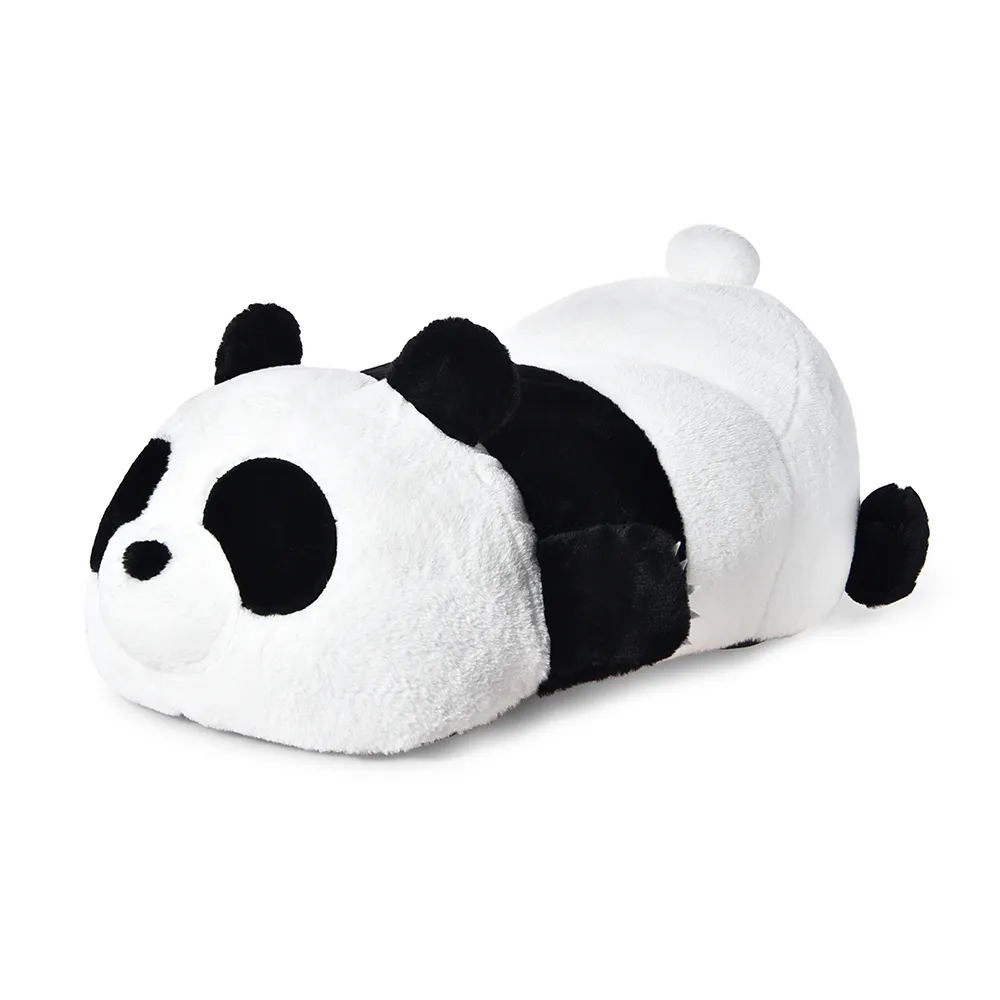 Panda Dog Bed Cushion Raised Support Soft Plush Panda Shaped Cute Pet Beds