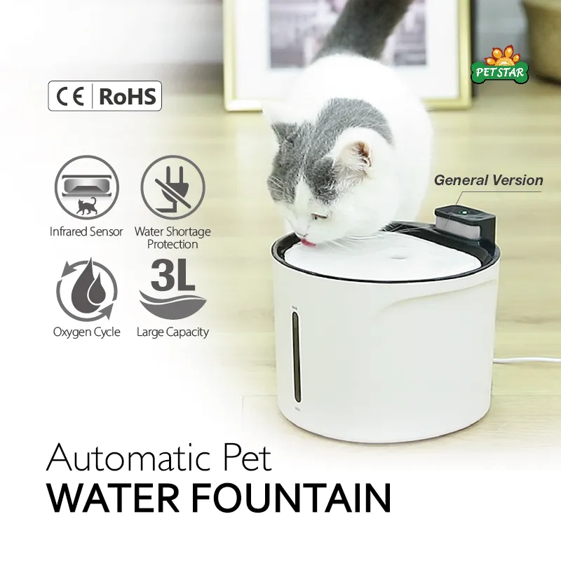 Pet Water Fountain Oxygen Cycle Electronic Dog Cat Automatic Pet Water Fountain