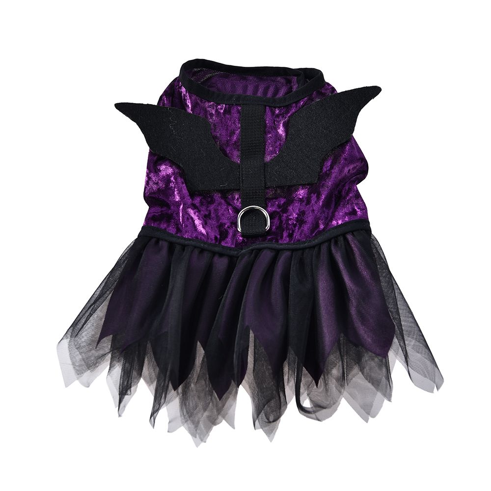 Halloween Pet Clothes Black Wing Cute Cat Dog Dresses