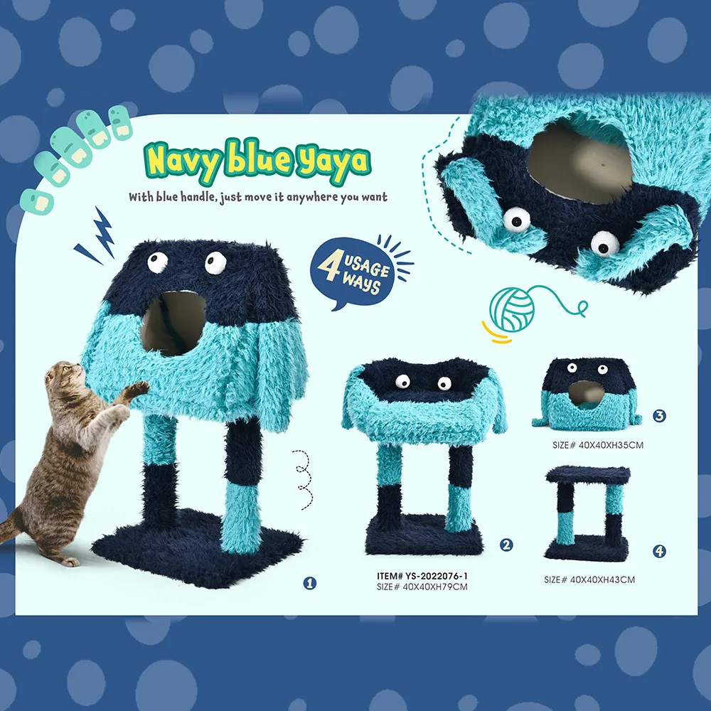 Monster Cat Tree Kitten Deformable Detachable Funny Design Cute Cat Trees - Image 5