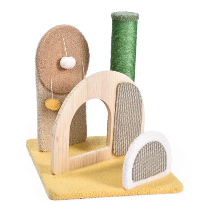 Unique Cat Tree Cat Scratch Pad Plush Toy Small Modern Designer Cat Tower