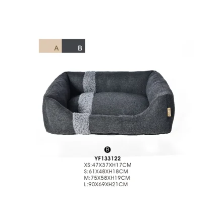 Warm Dog Bed Cat Wholesale Autumn Winter Luxury Faux Wool Pet Bed