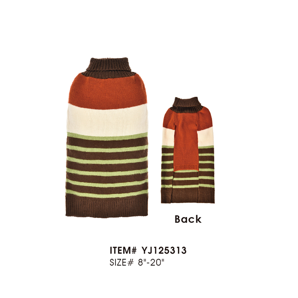 Striped Dog Sweater Fashion Dog Apparel Clothing - Image 4