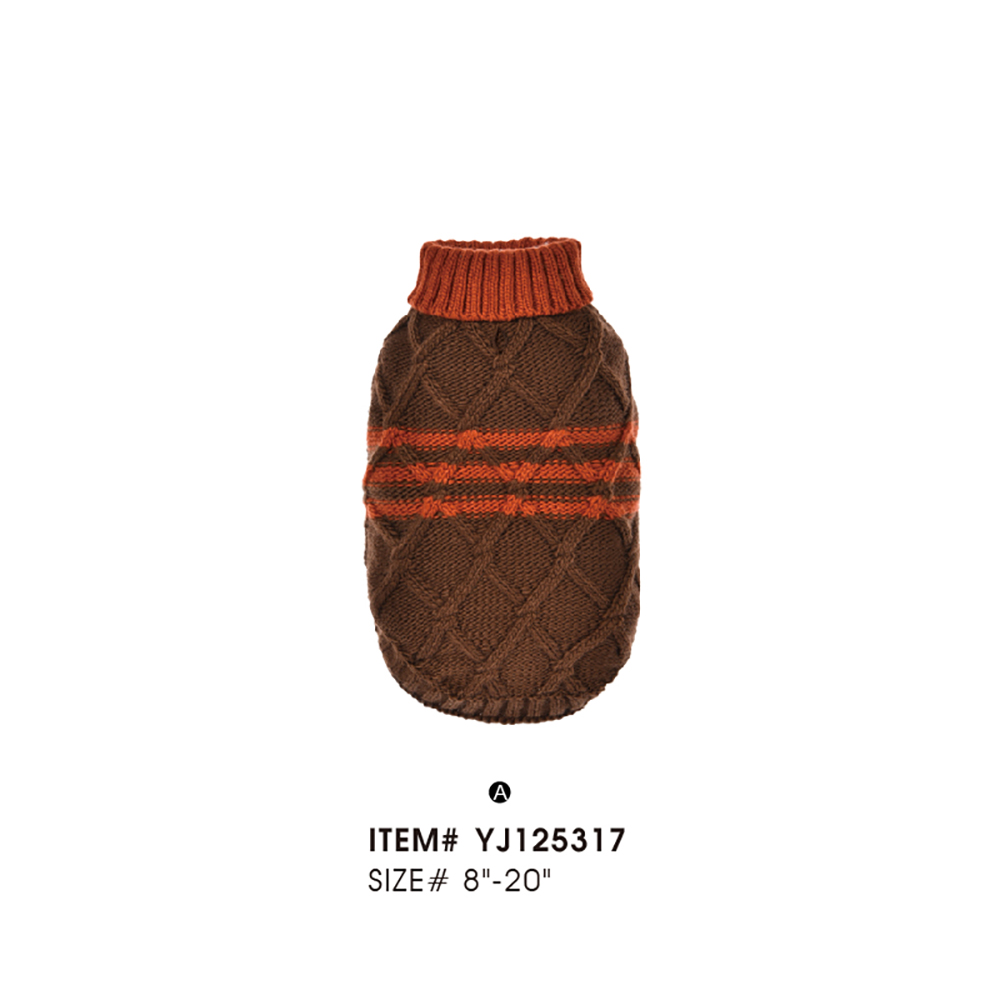 Fall Dog Sweater OEM Large Dog Clothes - Image 3