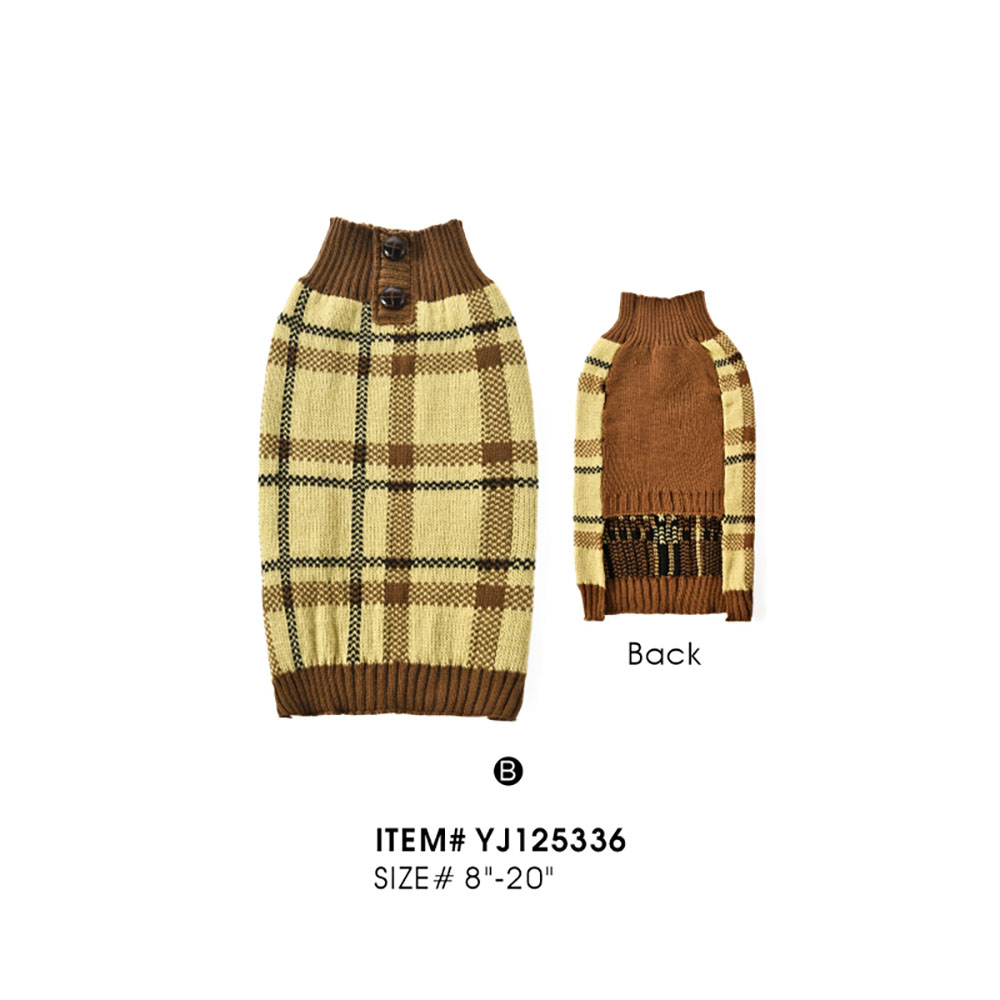 Dog Winter Sweater OEM Dog Clothes Apparel - Image 3