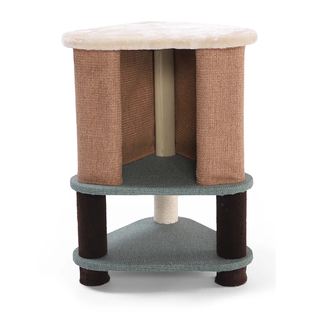 Two Level Cat Condo Unique Wooden Cat Condo Enclosed