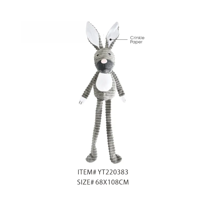 Large Fox Plush Dog Toy With Long Body Animal Design - Image 4