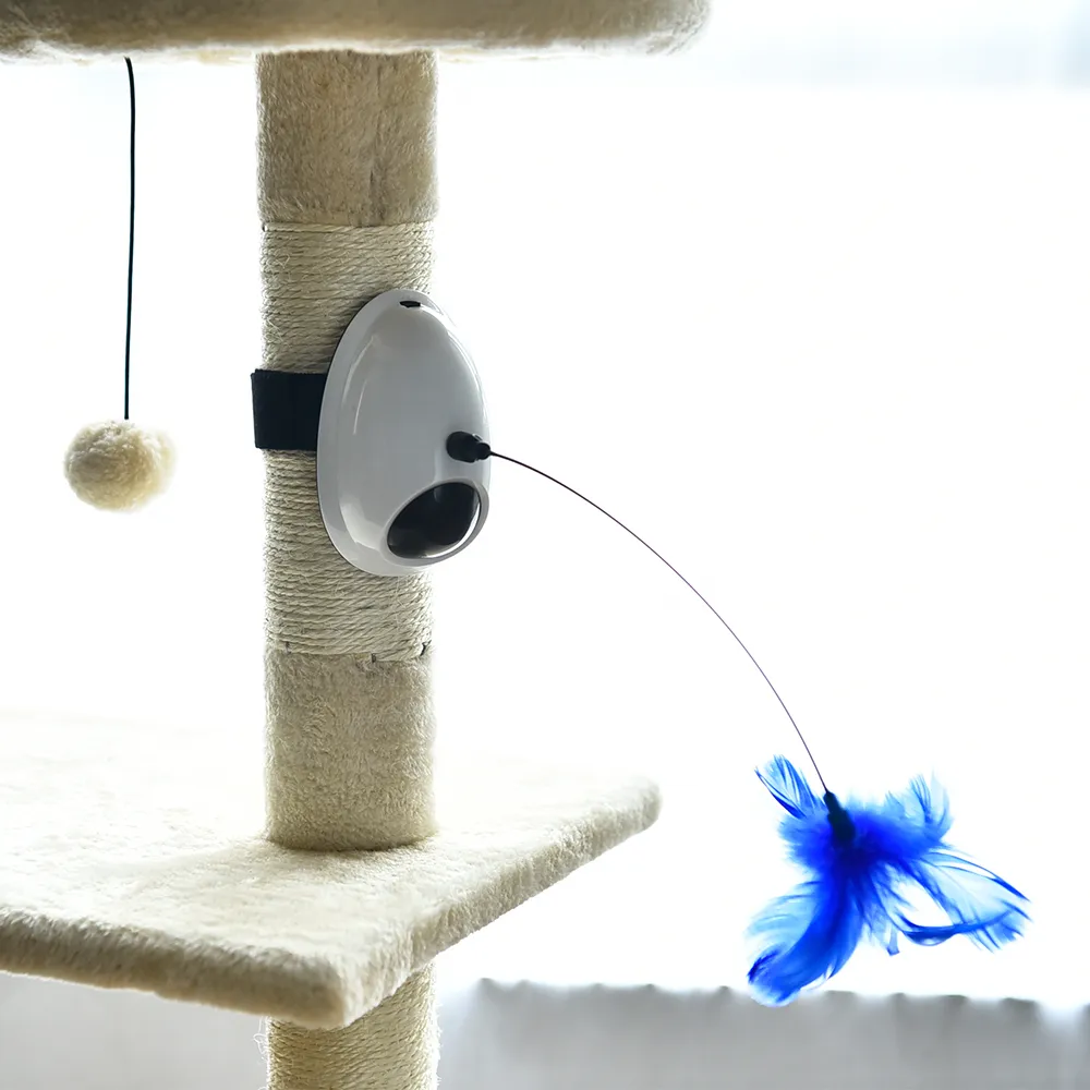 Feather Cat Toy Electric Automatic Laser Cat Toys - Image 4