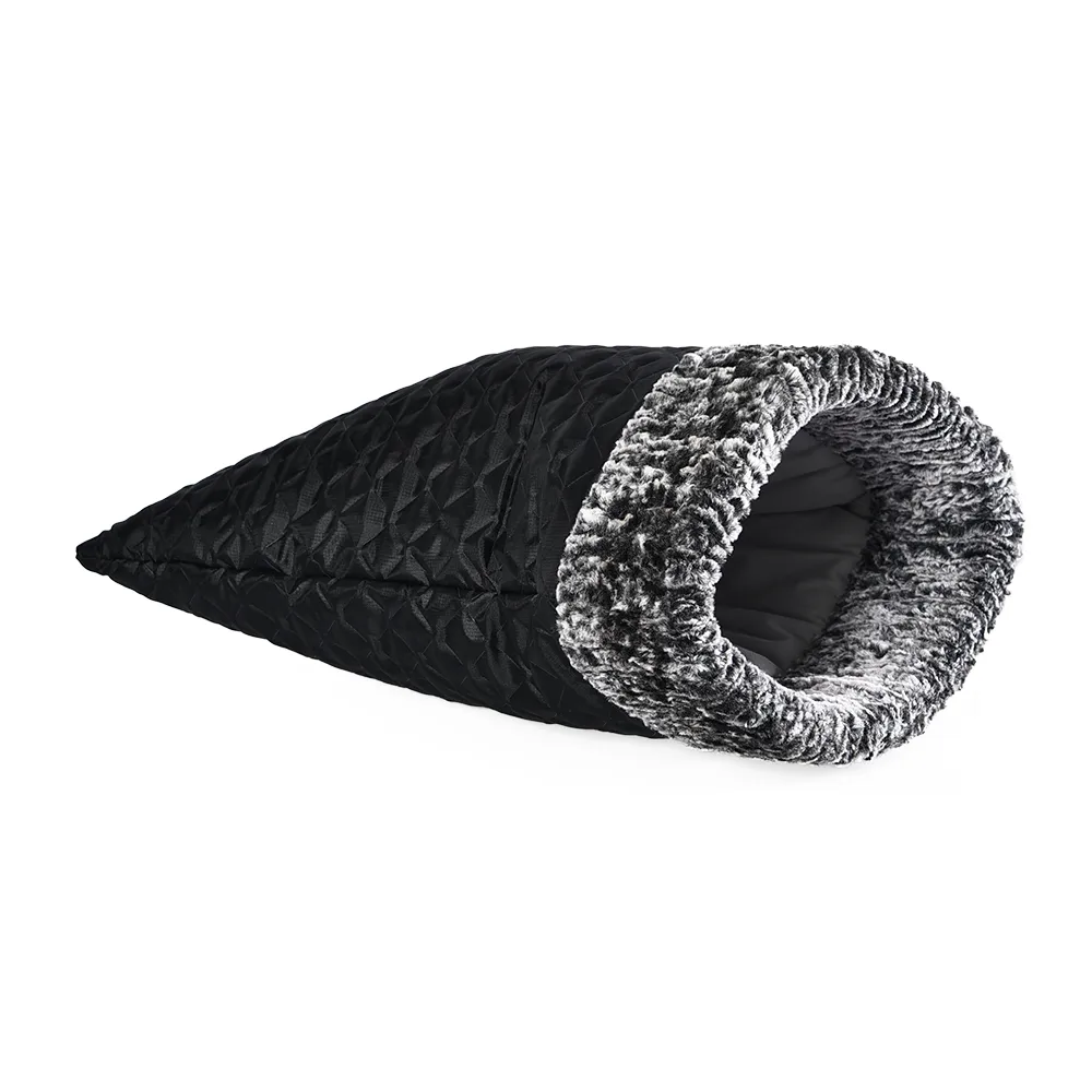 Black Cat Bed Fluffy Cat Cave Beds