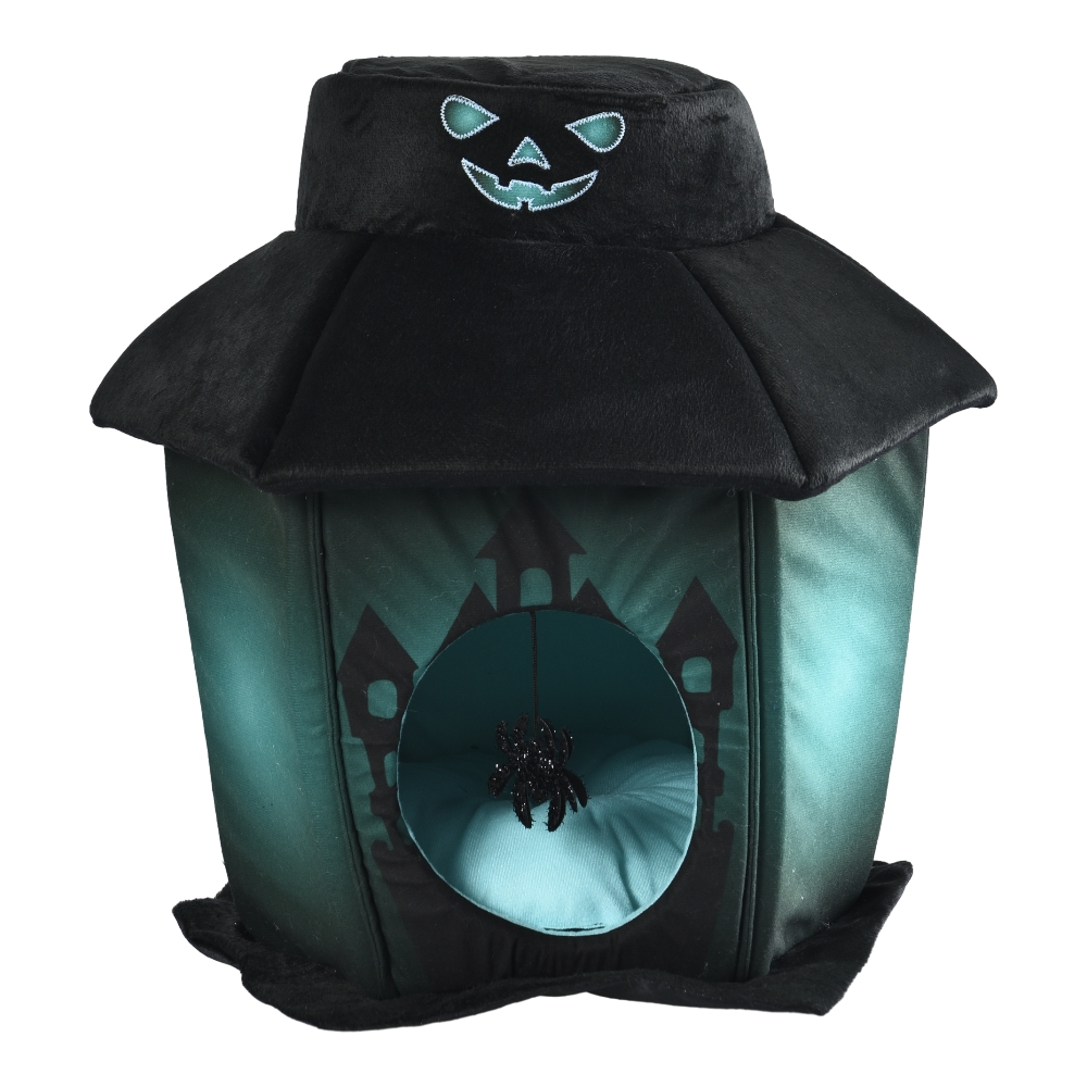 Black Cat Cave Halloween Pet Cave Bed
