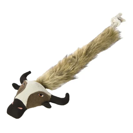 Durable Buffalo Dog Rope Squeaking Toy Wtih Private Label