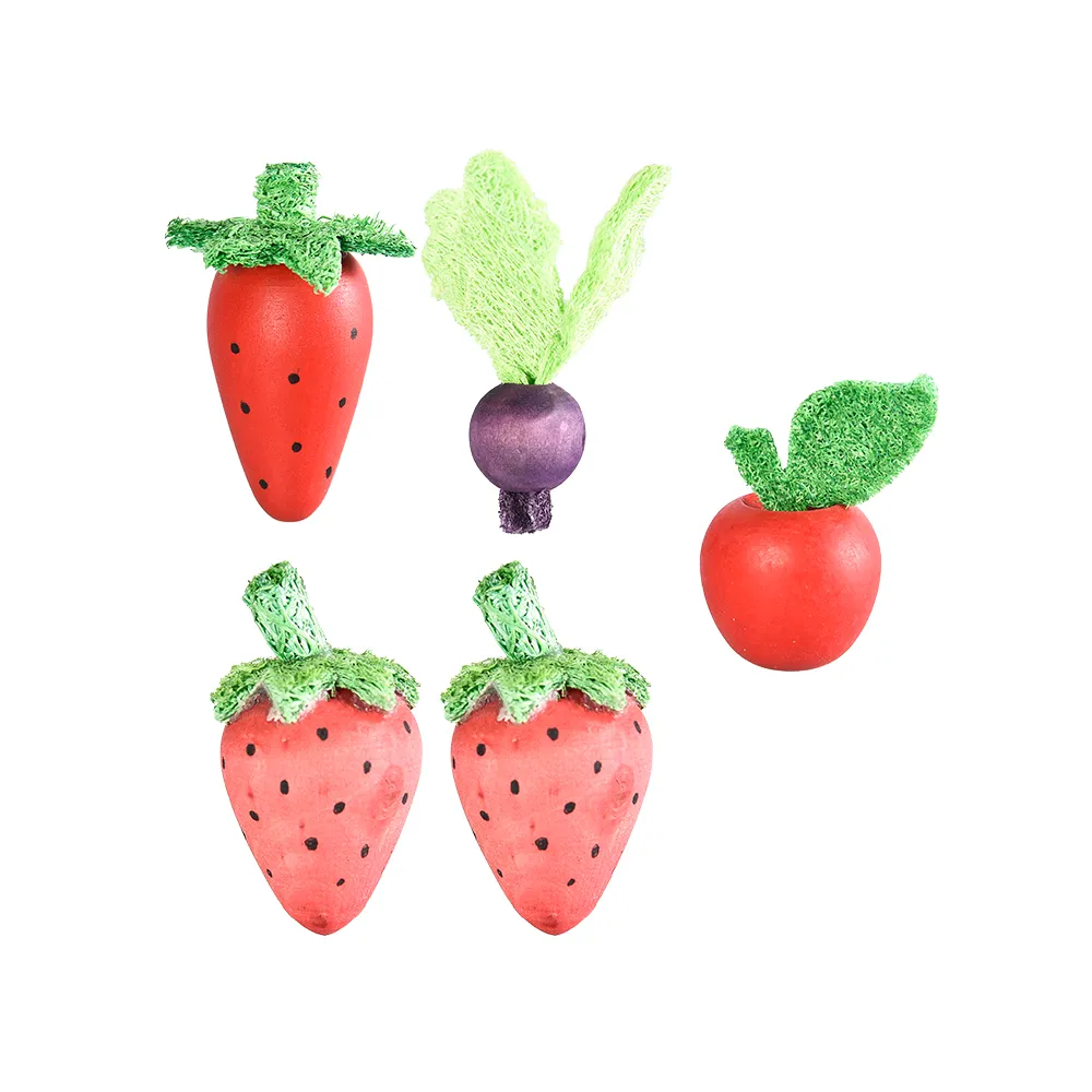 Bunny Toy Loofah Pet Rabbit Toys