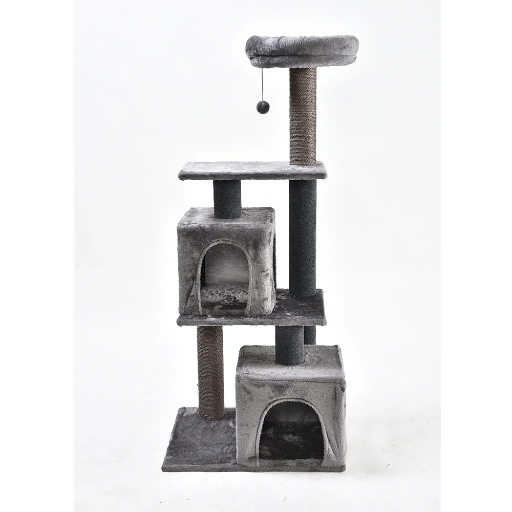 Large Cat Condo Stable Cat Scratching Post For Two Cats - Image 4