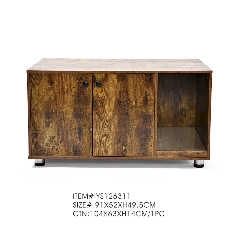 Cat Litter Condo Oem Modern Cat Furniture Litter Storage - Image 6