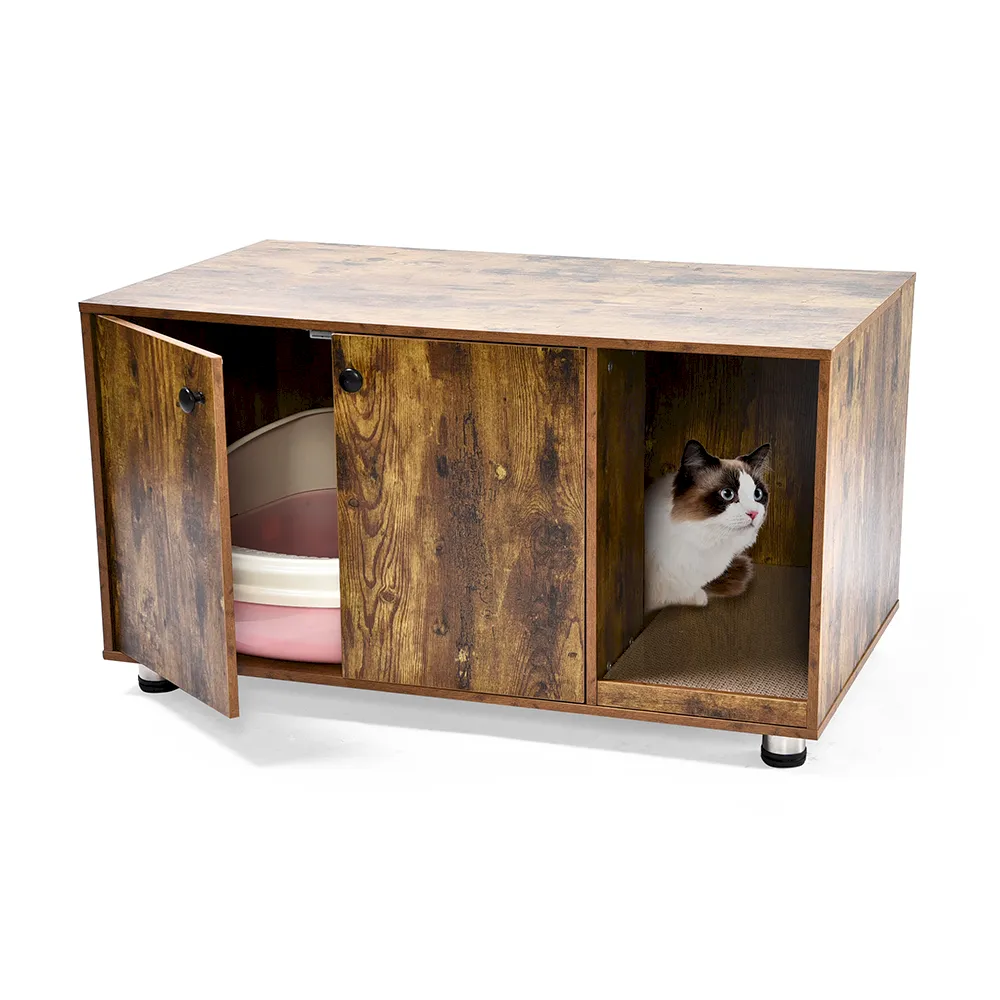 Cat Litter Condo Oem Modern Cat Furniture Litter Storage - Image 4