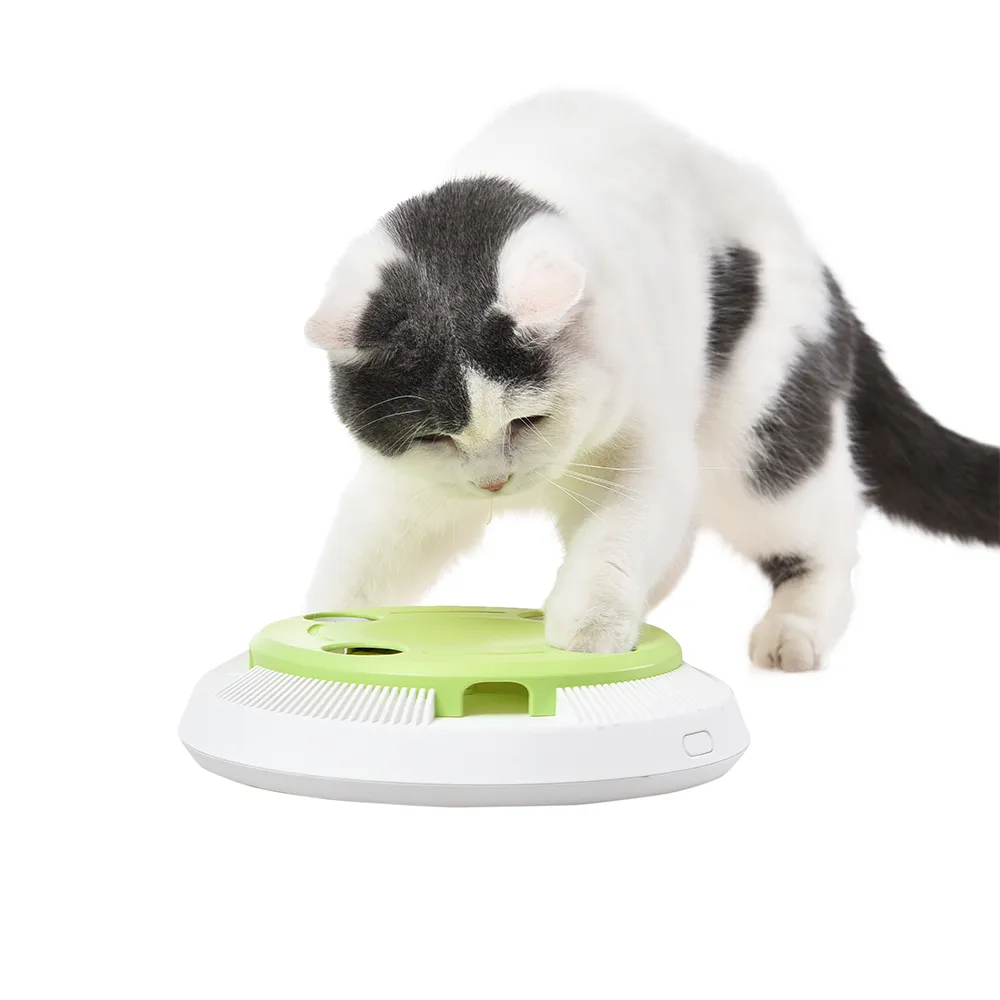 Electronic Rotating Feather Cat Toy - Image 4