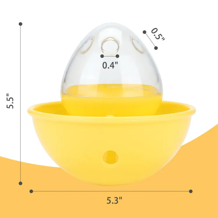 Pet Wobbler Interactive Tumbler Cat and Dog Food Puzzle Toy - Image 4