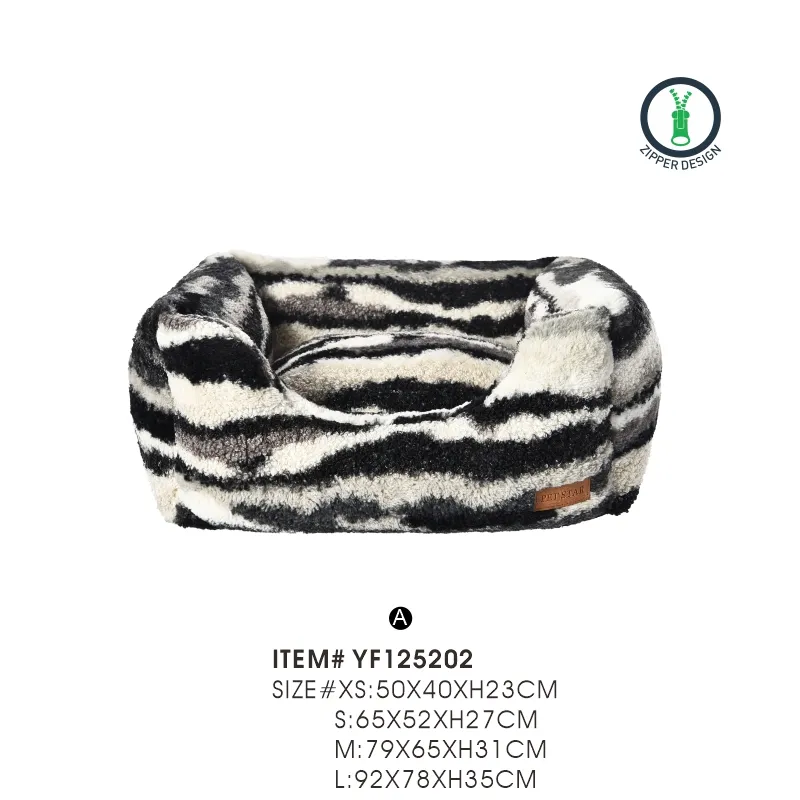 Chenille Pet Bed Best Comfy Plush Dog Beds - Image 2