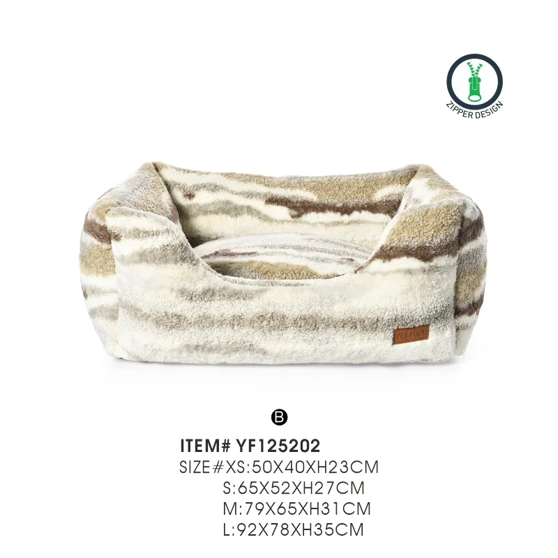 Chenille Pet Bed Best Comfy Plush Dog Beds - Image 3