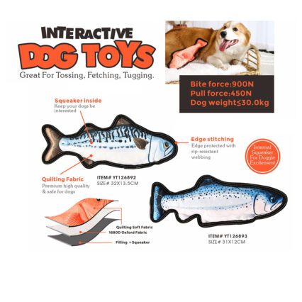 Sourcing Chewer Dog Toys Bite Proof  Fish Toy