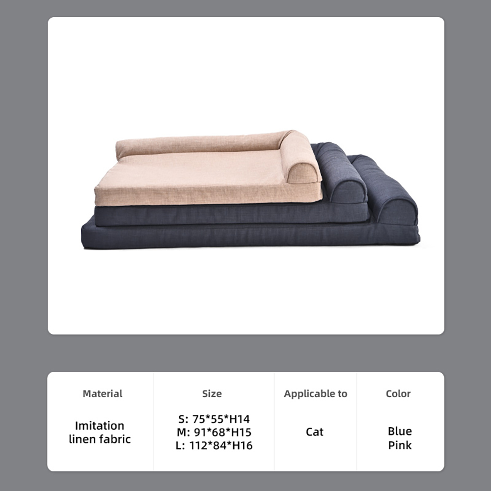 Rectangle Dog Bed Comfort Pet Couch Beds - Image 3