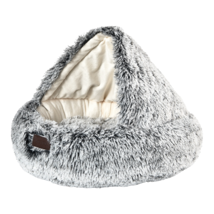 Cozy Cave Luxury Hooded Pet Bed Burrowing Cave Pet Bed