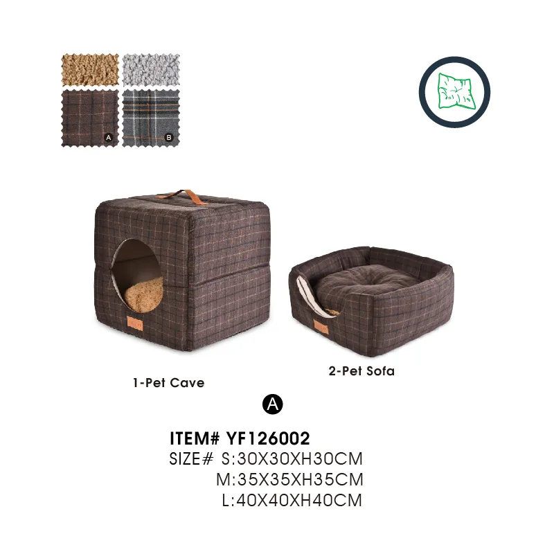 Elegant Quality Cat Bed Cozy Cave Pet Beds - Image 3