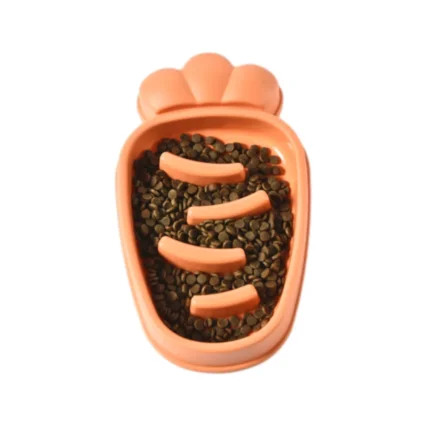 OEM Cute Plastic Dog Bowl Slow Eating