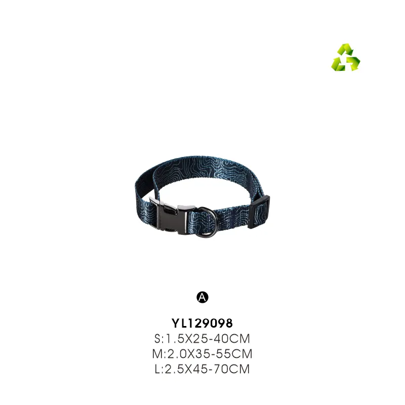 Recycled Dog Collar Designer Dog Chain Collar - Image 2