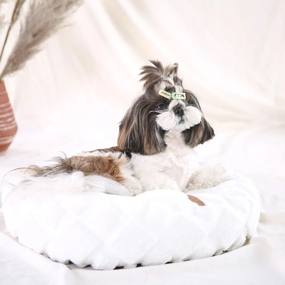 Donut Plush Dog Bed Cat And Dog Beds - Image 5