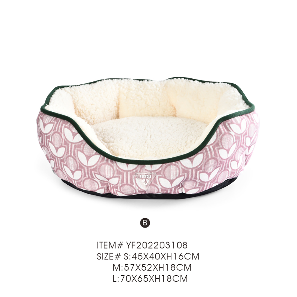 Dog Bed Made From Recycled Bottles Soft Plush Pet Beds - Image 6