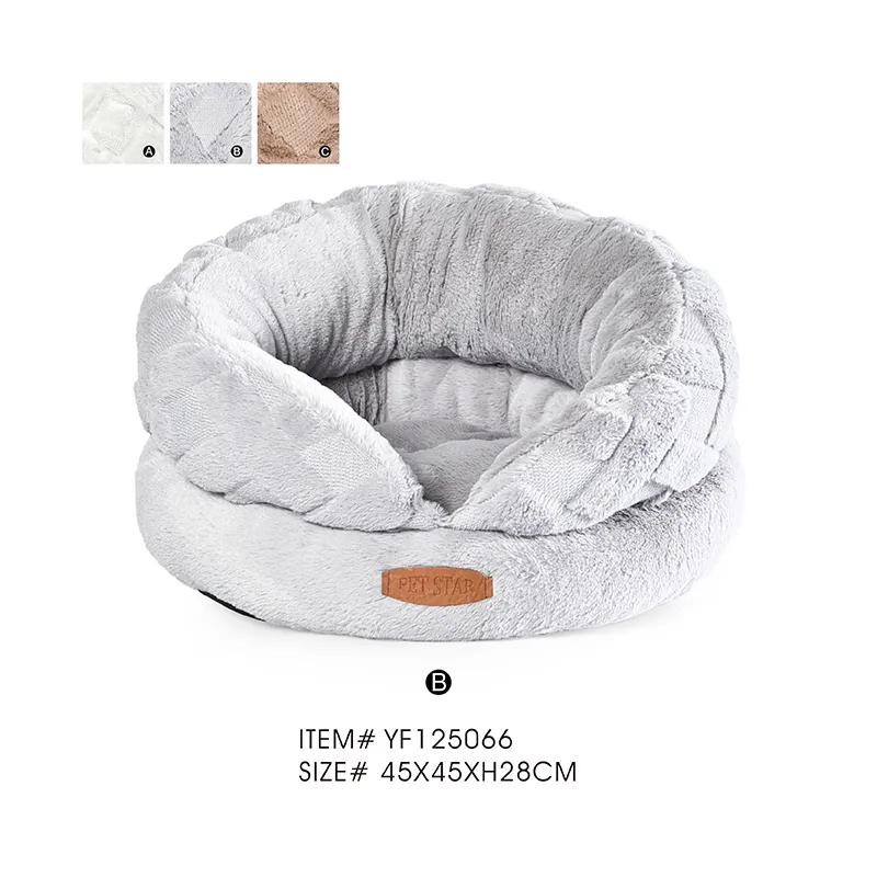 Dog Plush Bed Soft Cat Warm Bed - Image 3