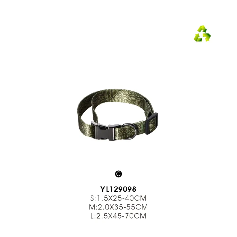 Recycled Dog Collar Designer Dog Chain Collar - Image 3