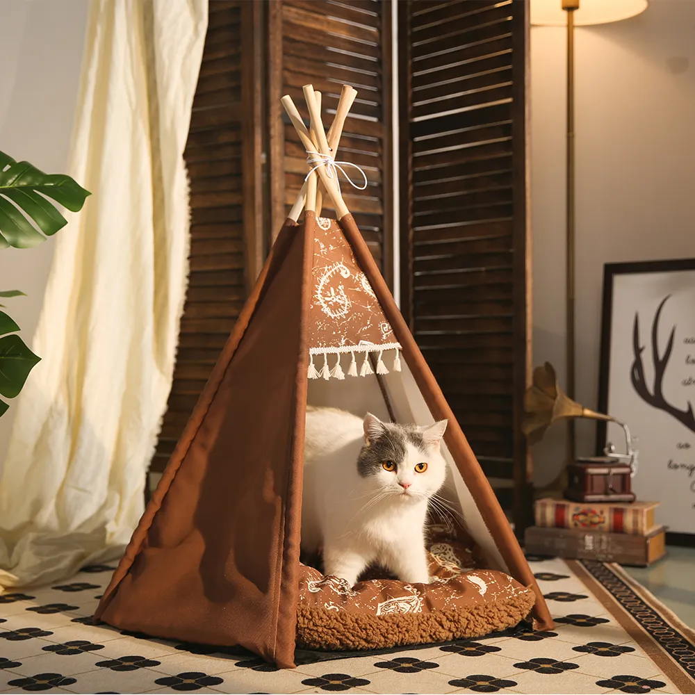 Cat Teepee Bed Dog Teepee Tent Bed - Image 6