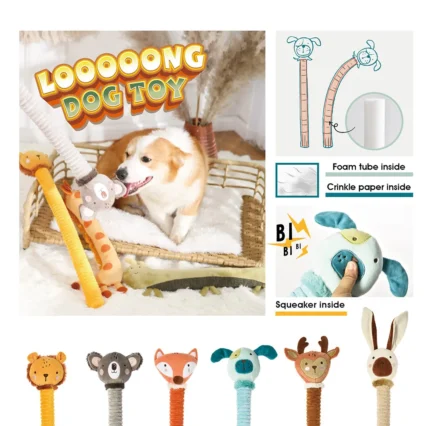 Teaser Dog Toy Long Neck in Bulk