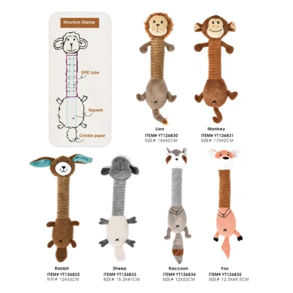 Distributors Dog Toys Stuffed Animals With Crinkle Paper