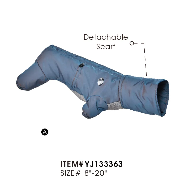 Sleeve Dog Coat Jacket Pet Apparel Y-Warm Thermal Insulation Dog Winter Coat - Image 2