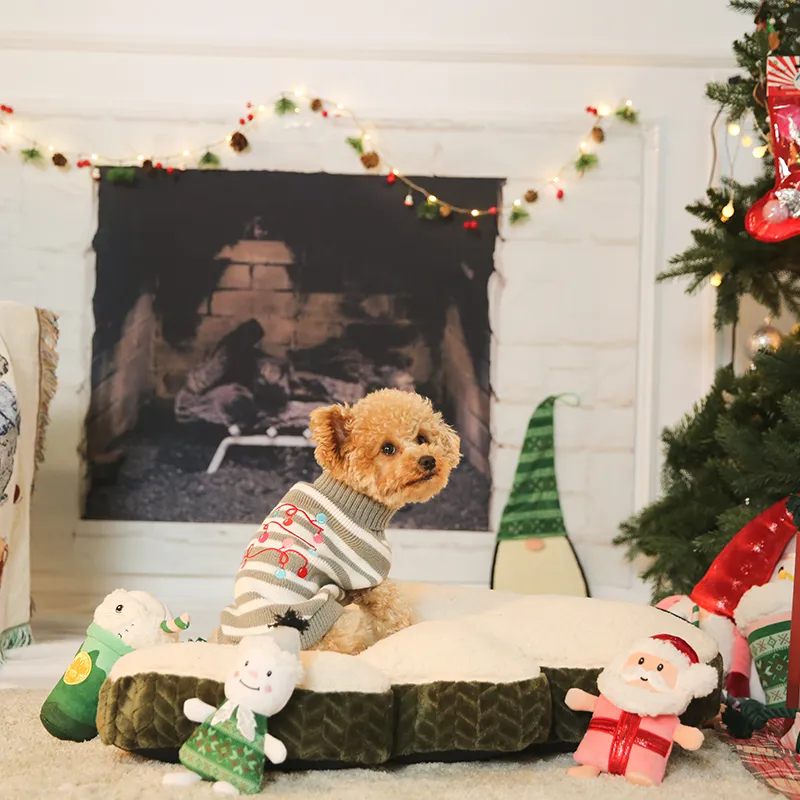 Christmas Tree Dog Bed Cheap Dog Cushions - Image 6